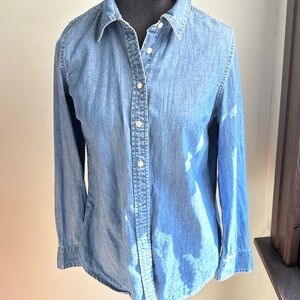 Talbots Blue Button Down Shirt